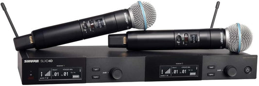 Shure SLXD24D/SM58-H55 Dual Wireless Handheld Microphone System