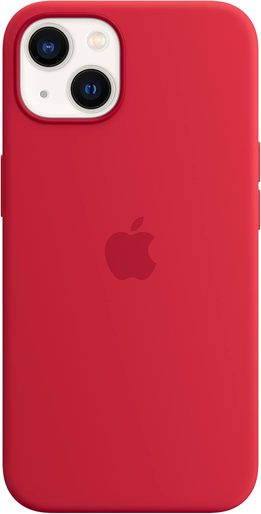 Apple iPhone 13 Silicone Case with MagSafe RED — main product image