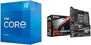 Intel Core i5-11600K CPU with GIGABYTE Z590 AORUS Elite AX — main product image