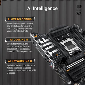 ASUS TUF Gaming X870-PLUS WiFi AM5 ATX Motherboard (Renewed)