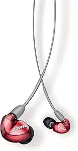 Shure SE535LTD-EFS Red Sound Isolating In-Ear Earbuds