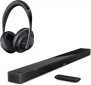 Bose Soundbar 900 & Noise Cancelling Headphones 700 Black