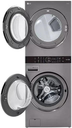 LG WKE100HVA WashTower 4.5/7.4 cu ft Front Load Washer/Dryer