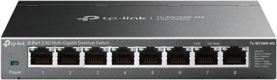 TP-Link TL-SG108S-M2 8-Port 2.5G Multi-Gigabit Ethernet Switch