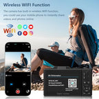Tymzur 4K Vlogging Camera with Flip Screen and WiFi