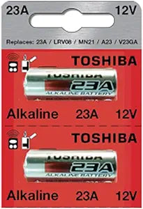 Toshiba GP23AE Alkaline 23A 12 Volt Battery 2-Pack