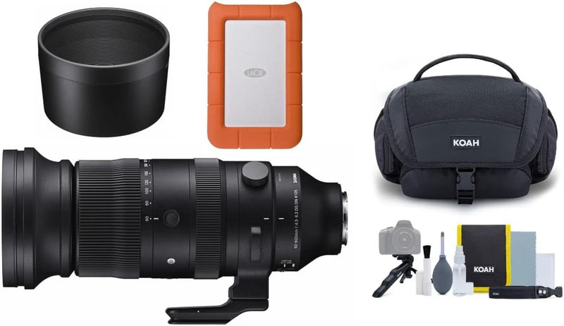 Sigma 60-600mm Sony E Mount Zoom Lens Bundle — main product image