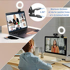 Cyezcor Clip-On Ring Light for Video Conferencing Calls
