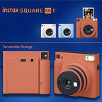 Fujifilm Instax Square SQ1 Chalk White Camera Bundle