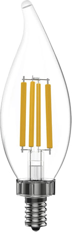 GE 93130036 Ultra Bright LED Candle Bulbs - 3 Pack