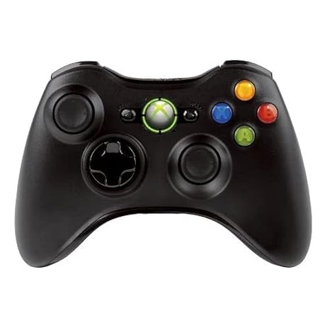 Microsoft 885370114850 Xbox 360 Wireless Controller - Black