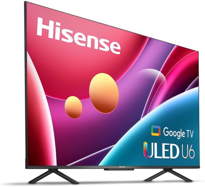 Hisense 75U6H 75-Inch ULED 4K Quantum Dot Google TV — main product image