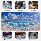 TIANSHOW Extended Gaming Mouse Pad and Full-Desk Mat