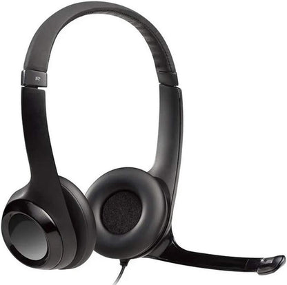 Logitech 981-000014 ClearChat Comfort USB Headset H390 (Renewed)