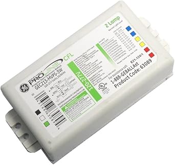 GE GEC213-MVPS-3W Compact Fluorescent Ballast Electronic