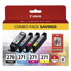 Canon CNM0373C005 PGI-270 CLI-271 Ink & Paper Pack