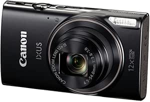 Canon IXUS 285 HS BK EU23: Black, 12x Zoom, 20.2MP