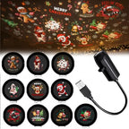 Generic Plug and Play HD Christmas Scene Projector