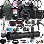 Canon EOS 4000D DSLR Camera + Lens & Bundle
