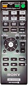 Sony 1-487-641-11 RM-ADU078 Infrared Remote Control