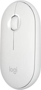 Logitech 910-006345 Slim Bluetooth Mouse for Mac White