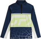 Spyder 38C125306 Boys Web Half Zip T-Neck