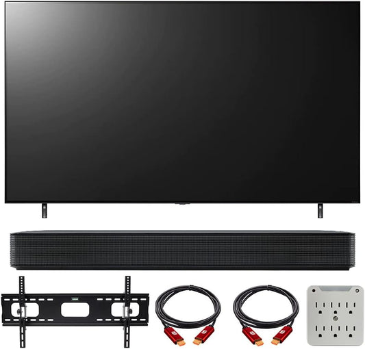 LG E28LG65NANO75UPA 65" NanoCell 4K UHD Smart TV Bundle
