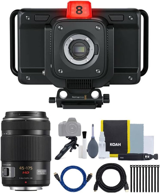 Blackmagic Design gear Studio Camera 4K Plus Lens Bundle
