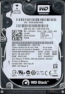 Western Digital WD5000BPKX-75HPJT0 500GB Laptop Hard Drive — main product image
