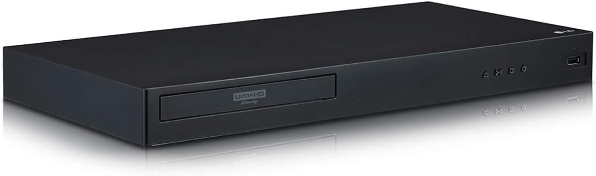 LG UBK80 4K Ultra-HD Blu-ray Player (Renewed)