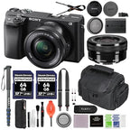 Sony a6400 Mirrorless Camera 16-50mm Lens Bundle