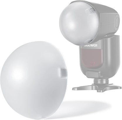 Neewer 10102685 Magnetic Dome Diffuser Round Flash