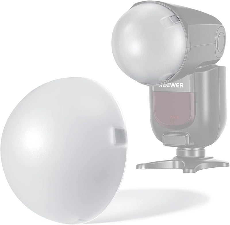 Neewer 10102685 Magnetic Dome Diffuser Round Flash — main product image