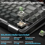 SOLAKAKA A75 PRO Wireless Mechanical Keyboard with LCD Screen