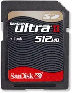 SanDisk SDSDH-512-901 512MB Ultra II SD Card — main product image