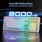 RK ROYAL KLUDGE R99 8K Wireless Gasket Mechanical Keyboard