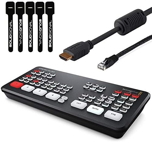 Blackmagic Design SWATEMMINIBPRISO-BUNDLE ATEM Mini Pro ISO Streamer Bundle