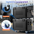 GALUBUBU 35-Inch Heavy-Duty Stackable ATA Rolling Road Case