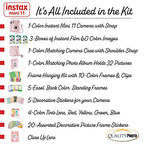 Fujifilm Mini 11 Instax Camera Bundle with Films Case Stickers