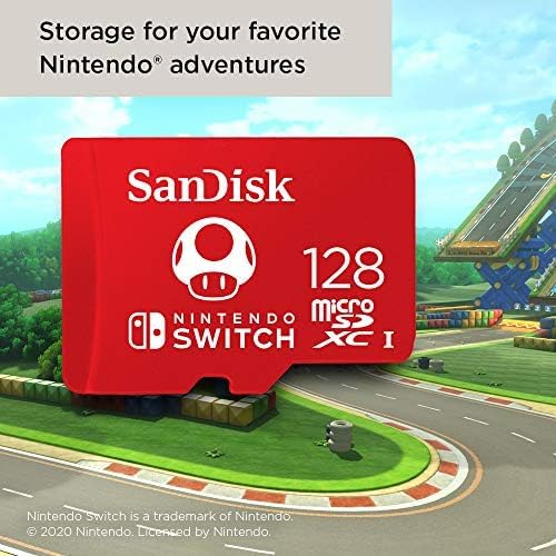 SanDisk SDSQXAO-128G 128GB Nintendo Switch microSDXC Card