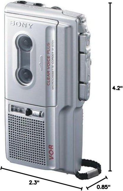 Sony M675V Microcassette Voice Recorder with VOR