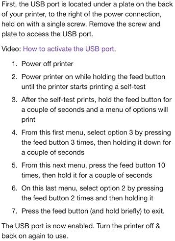 Epson M244A TM-T88V Thermal Receipt Printer Renewed