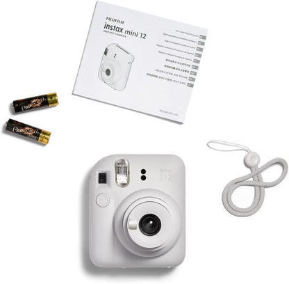 Fujifilm 16806274 Instax Mini 12 Instant Camera - Clay White