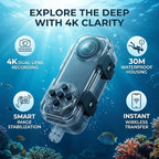 Yoidesu 4K Dual-Lens Waterproof Action Camera
