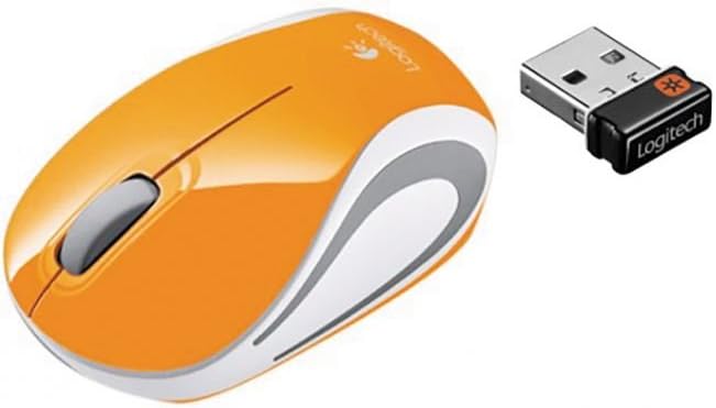 Logitech 910-003255 Wireless Mini Mouse M187 Orange