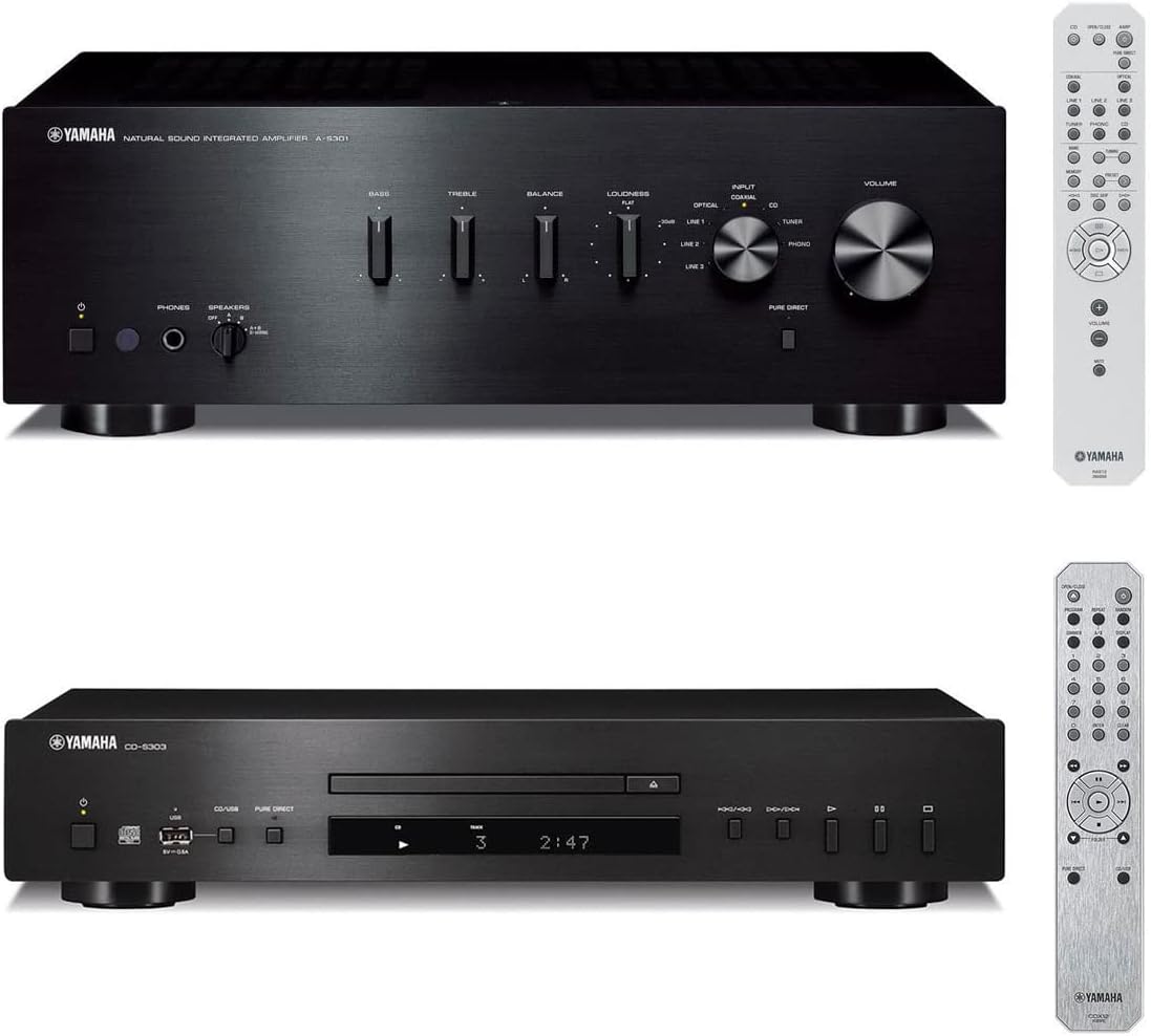 Yamaha WWSCDAS30 CD-S303 & A-S301 Hi-Fi Audio System