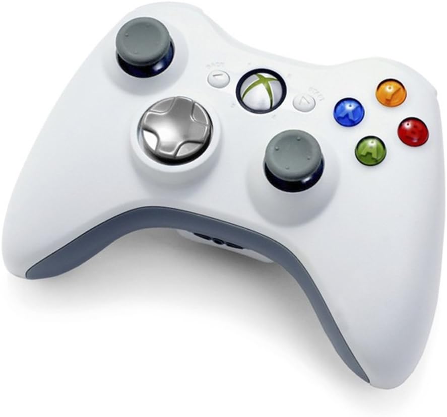 Microsoft X801769-009 Xbox 360 Wireless Controller White Renewed