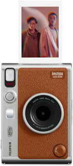 Fujifilm Instax Mini Evo Brown Camera Bundle