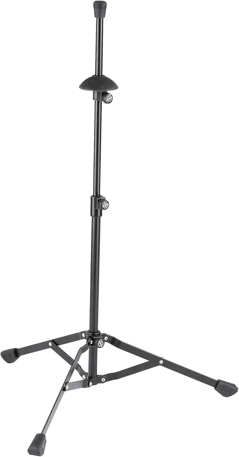 K&M 14990.000.55 Portable Trombone Stand - Black Finish — main product image