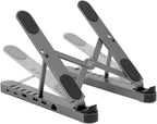 Monoprice 6-in-1 Portable Folding Laptop Stand USB-C Dock